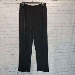 Vintage Chico's black travelers wide leg pants